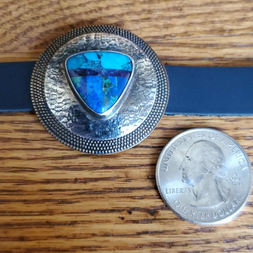 Vintage Silver Choker Natural Stones - Picture 6 of 8